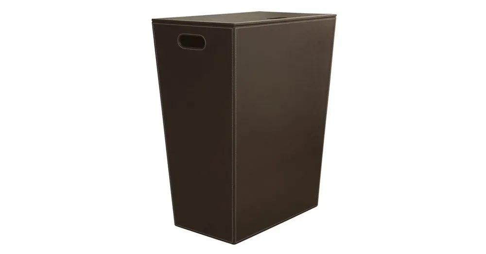 Biztonságos fizetés SAPHO ECO PELLE szennyestartó, 43x26x48cm, barna (2462DB)