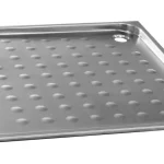 Végkiárusítás SAPHO NOFER zuhanytálca, 800x30x800mm, matt rozsdamentes acél (13052.80.S)