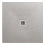 AREZZO design SOLIDSoft zuhanytálca 80x80 cm, BETON, színazonos lefolyóval AR-8080C Ajánlat