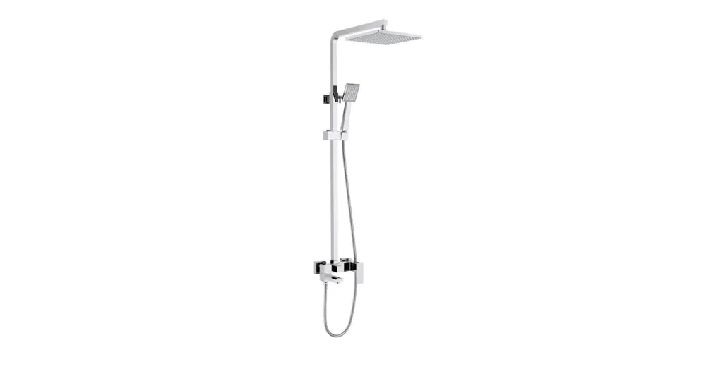 Utolsó esély AREZZO design CUBEFIELD 3 funkciós zuhanyrendszer, króm AR-4412CR