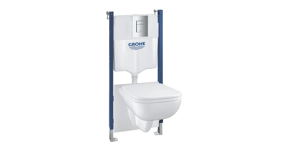 Expressz kézbesítés Grohe Solido Compact 5 az 1-ben WC szett, 1,13 méteres telepítési magasság 39816000