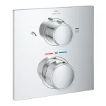 Árcsökkenés Grohe Allure Termosztátos zuhany vezérlő 2 kimenethez, fejzuhany/kézizuhany 29181002