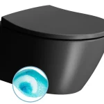 Szuper ajánlat Sapho GSI MODO fali WC, Swirlflush, 37x52cm, matt fekete (981626)