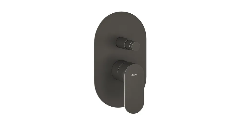 Biztonságos vásárlás Ravak Eleganta EL 061.20GB.O2 Falba süllyesztet csaptelep, automatikus kétutas, belső egységgel, Graphite Brushed X070335
