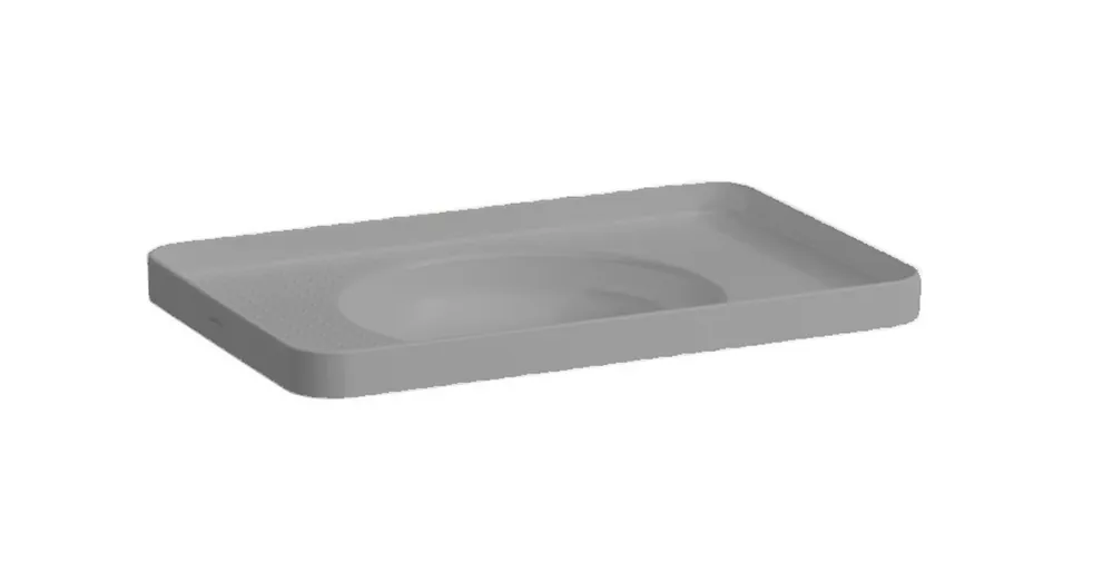 LAUFEN VAL Beültethető mosdó, túlfolyónyílás nélkül, csaplyuk nélkül, Graphite matt H8172817581121 Expressz szállítás