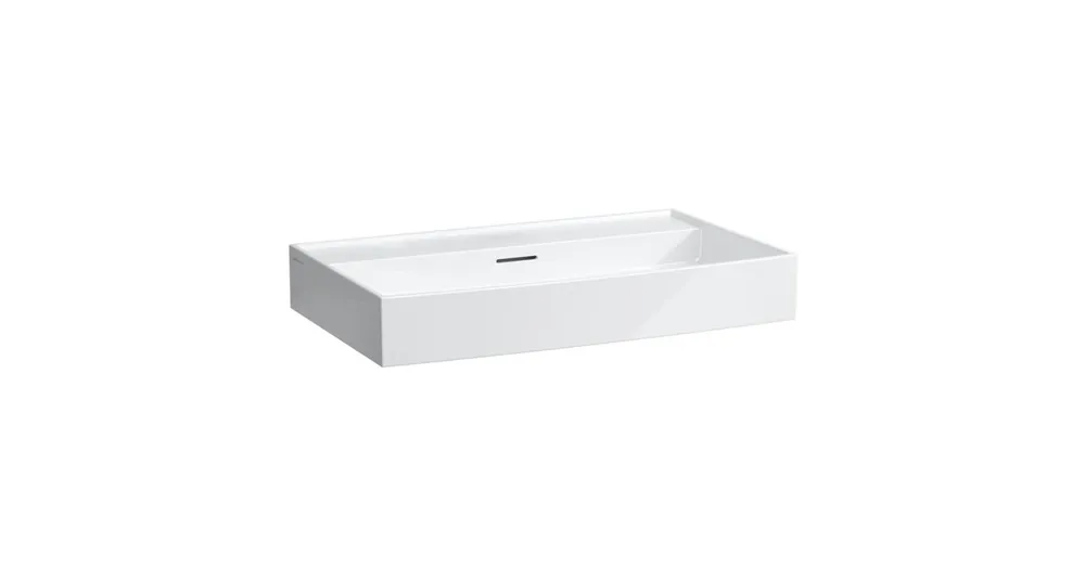 Biztonságos fizetés LAUFEN Kartell LAUFEN Mosdó, csaplyuk nélkül, Fehér LCC bevonattal H8103364001091