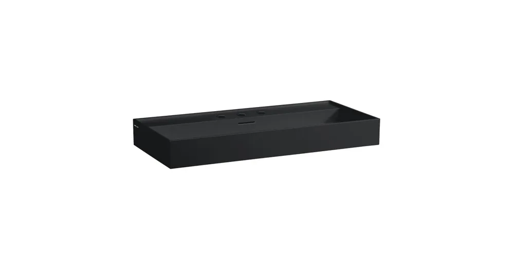 Biztonságos fizetés LAUFEN Kartell LAUFEN Mosdó, 3 csaplyukkal, Fekete matt H8103377161081