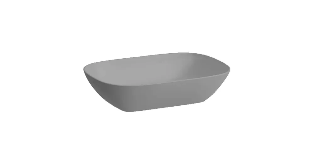 Expressz kézbesítés LAUFEN INO Mosdótál, túlfolyónyílás nélkül, csaplyuk nélkül, Graphite matt H8123027581121