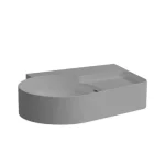 Akciós ár LAUFEN VAL Kézmosó, csaplyuk nélkül, Graphite matt H8152887581091