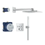 Kedvezményes ár Grohe Precision SmartControl Rejtett zuhanyrendszer Vitalio SmartActive 310 Cube fejzuhannyal 34875000