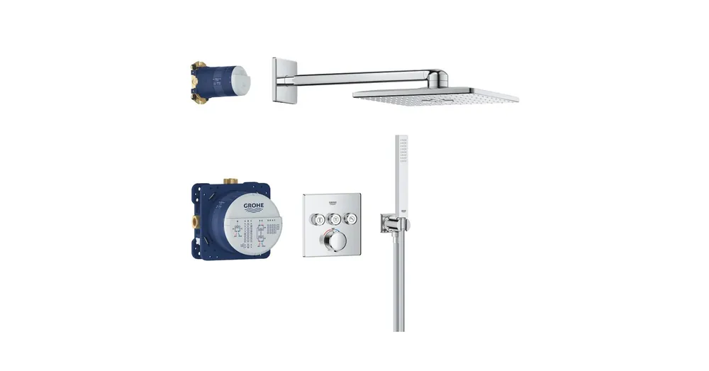 Kedvezményes ár Grohe Precision SmartControl Rejtett zuhanyrendszer Vitalio SmartActive 310 Cube fejzuhannyal 34875000