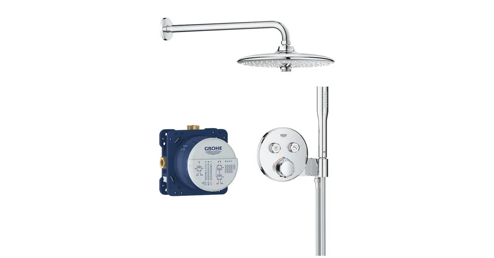 Legjobb ár Grohe Precision SmartControl Rejtett zuhanyrendszer Vitalio Joy 260 fejzuhannyal 34878000