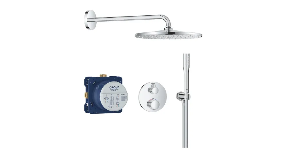 Grohe Precision Thermostat Rejtett zuhanyrendszer Vitalio Rain Mono 310 fejzuhannyal 34880000 Szuper akció