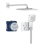 Különleges ajánlat Grohe Grohtherm SmartControl Rejtett zuhanyrendszer Rainshower Mono 310 Cube fejzuhannyal 34865000