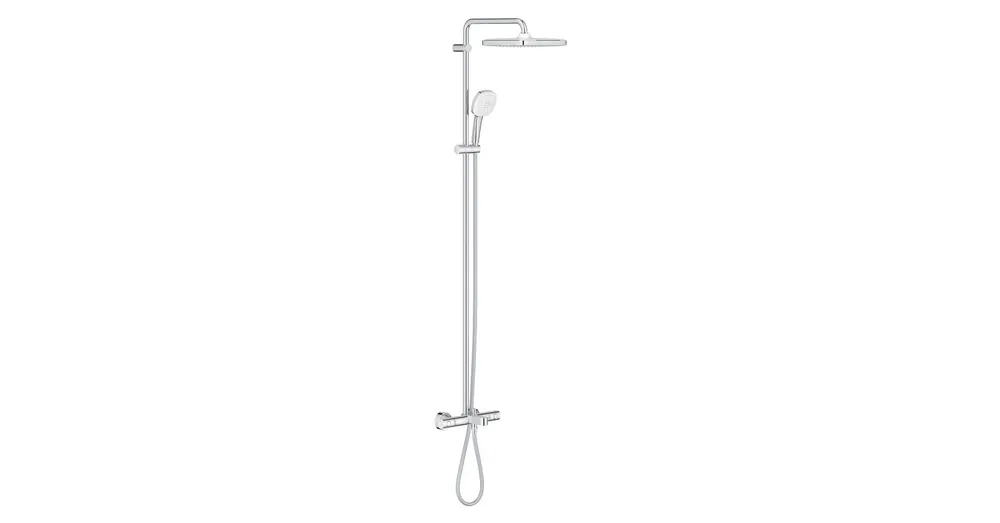 Grohe Tempesta System 250 Cube Termosztátos zuhanyrendszer kádtöltővel falra szerelésre 26691001 Alacsony ár