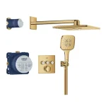 Nézd meg most Grohe Grohtherm SmartControl Rejtett zuhanyrendszer Rainshower SmartActive 310 Cube fejzuhannyal 34864GL0