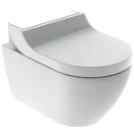 Kiárusítás Geberit AquaClean Tuma Comfort komplett higiéniai berendezés, fali WC fehér 146.293.11.1