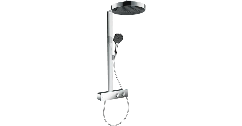 Legnépszerűbb Hansgrohe Rainfinity Showerpipe 360 1jet termosztátos zuhanyrendszer, króm 26853000