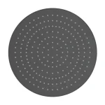 Újdonság LAUFEN SHOWER ACCESSORIES Round rain shower head Ø 300 mm, PVD titanium black matt H3679810812321