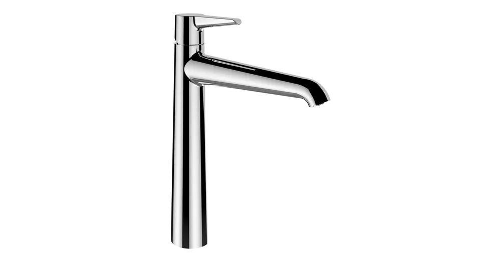LAUFEN PURE Magasított egykaros mosdó csaptelep, 190mm magassággal, ECO+, fix kifolyócső, húzórud nélkül HF901714100000 Gyors kiszállítás