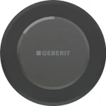 Szuper akció Geberit 10 típusú infravörös gomb 2 mennyiséges öblítéshez, Sigma tartályhoz, matt fekete 115.936.14.6