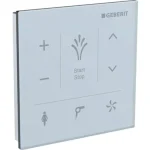 Expressz kézbesítés Geberit Fali kezelőpanel Geberit AquaClean számára, fehér üveg 147.038.SI.1