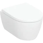 Geberit iCon mélyöblítésű fali WC készlet WC-ülőkével, rövidített kivitel, Rimfree, fehér 502.381.00.1 Különleges ajánlat