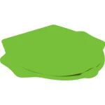 Árcsökkenés Geberit Bambini gyermek WC-ülőke támaszkodóval, teknősbéka design, lecsapódásgátlós, zöld 573366000