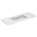 Expressz szállítás Geberit ONE mosdó hátsó lefolyóval 120x48 cm túlfolyó és csapfurat nélkül, KeraTect bevonat 505.016.00.1