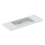 Geberit ONE rövidített kivitelű mosdó hátsó lefolyóval 105x40 cm, csaplyuk nélkül, fehér 500.396.01.3 Vedd meg online