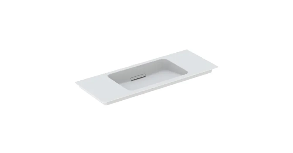 Geberit ONE rövidített kivitelű mosdó hátsó lefolyóval 105x40 cm, csaplyuk nélkül, fehér 500.396.01.3 Vedd meg online