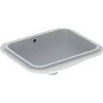 Azonnal elérhető Geberit VariForm alulról beépíthető szögletes mosdó 53 cm, túlfolyóval 500.760.01.2