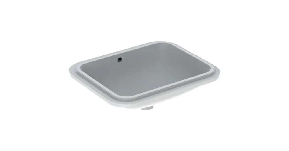 Azonnal elérhető Geberit VariForm alulról beépíthető szögletes mosdó 53 cm, túlfolyóval 500.760.01.2