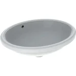 Geberit VariForm alulról beépíthető ovális mosdó 56 cm, túlfolyóval 500.752.01.2 Biztonságos fizetés