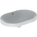 Geberit VariForm beépíthető mosdó 60 cm, ellipszis alak, túlfolyóval 500.729.01.2 Korlátozott ajánlat