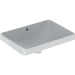 Kiárusítás Geberit VariForm beépíthető szögletes mosdó 55 cm, túlfolyóval 500.736.01.2