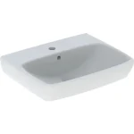 Árcsökkenés Geberit Selnova Square mosdó 55 cm, csaplyukkal és túlfolyóval 500.290.01.7