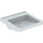 Geberit Selnova Comfort Square akadálymentes mosdó 55 cm, túlfolyó és csapfurat nélkül 500.787.01.7 Biztonságos fizetés
