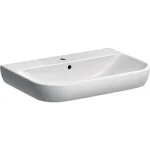Geberit Smyle mosdó, 70 cm, csaplyuk középen, túlfolyó látható 500.248.01.1 Szuper ajánlat