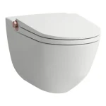 Szuper ajánlat LAUFEN CLEANET RIVA Bidés WC, rimless, fali, mélyöblítésű, perem nélküli,ülőkével Fehér H8206917640001