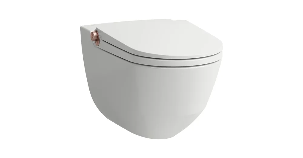 Szuper ajánlat LAUFEN CLEANET RIVA Bidés WC, rimless, fali, mélyöblítésű, perem nélküli,ülőkével Fehér H8206917640001