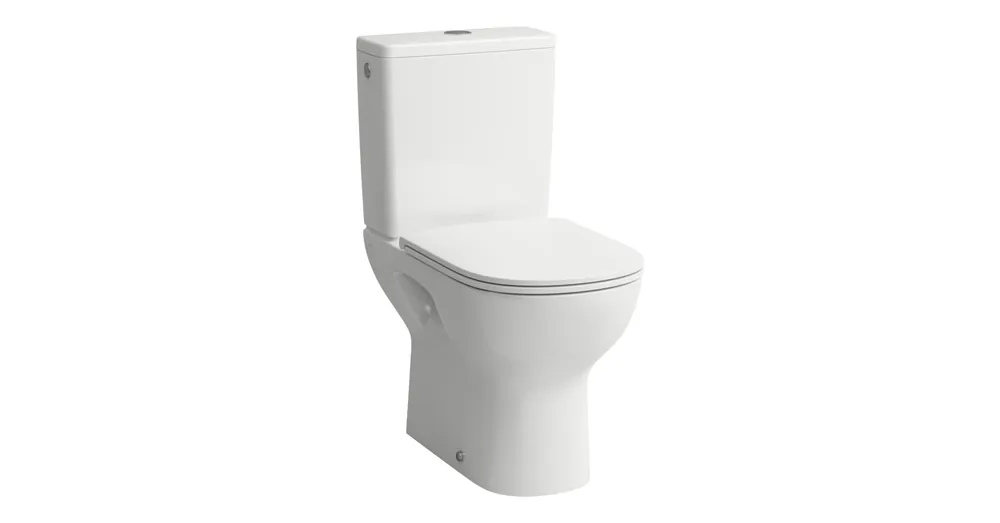 Árengedmény LAUFEN LUA Kombi WC alsó része, mélyöblítésű, perem nélküli, függőleges kivezetéssel Fehér LCC bevonattal H8240874000001