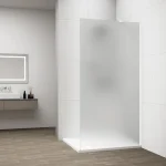 SAPHO ESCA WHITE MATT Walk-in zuhanyfal, falra szerelhető, matt üveg, 1200mm (ES1112-03) Népszerű