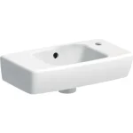 Geberit Selnova Compact jobbos kézmosó 45x25 cm, rövidített kivitel, túlfolyóval 500.318.01.5 Kedvezményes ár