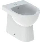 Prémium Geberit Selnova Compact falhoz illeszkedő álló bidé 35,5x48 cm, rövidített kivitel 500.482.01.7