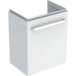 Geberit Selnova Compact 1 ajtós alsó szekrény mosdóhoz 50x36,7cm, fényezett fehér 501.492.00.1 Akció