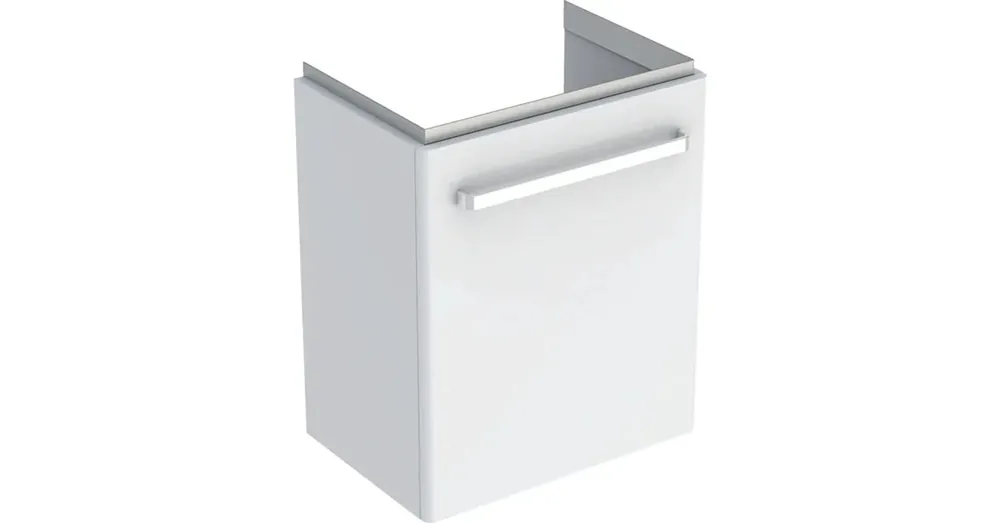 Geberit Selnova Compact 1 ajtós alsó szekrény mosdóhoz 50x36,7cm, fényezett fehér 501.492.00.1 Akció