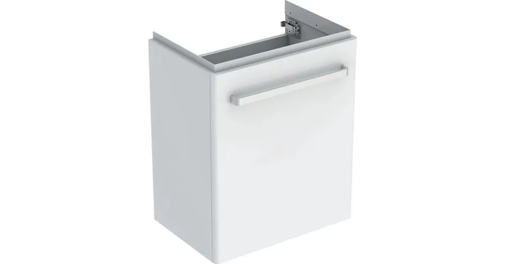 Geberit Selnova Compact 1 ajtós alsó szekrény mosdóhoz 55 cm, szerviztérrel, fényezett fehér 501.614.01.1 Csak ma