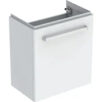 Geberit Selnova Compact 1 ajtós alsó szekrény mosdóhoz 60 cm, szerviztérrel, fényezett fehér 501.615.01.1 Biztonságos fizetés