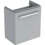Vedd meg most Geberit Selnova Compact 1 ajtós alsó szekrény mosdóhoz 60 cm, szerviztérrel, fényezett világosszürke 501.615.42.1